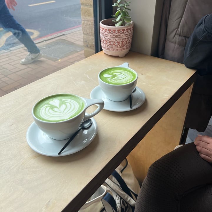 photo of Nostos Coffee Oat Matcha Latte shared by @oceancall on  07 Mar 2024 - review