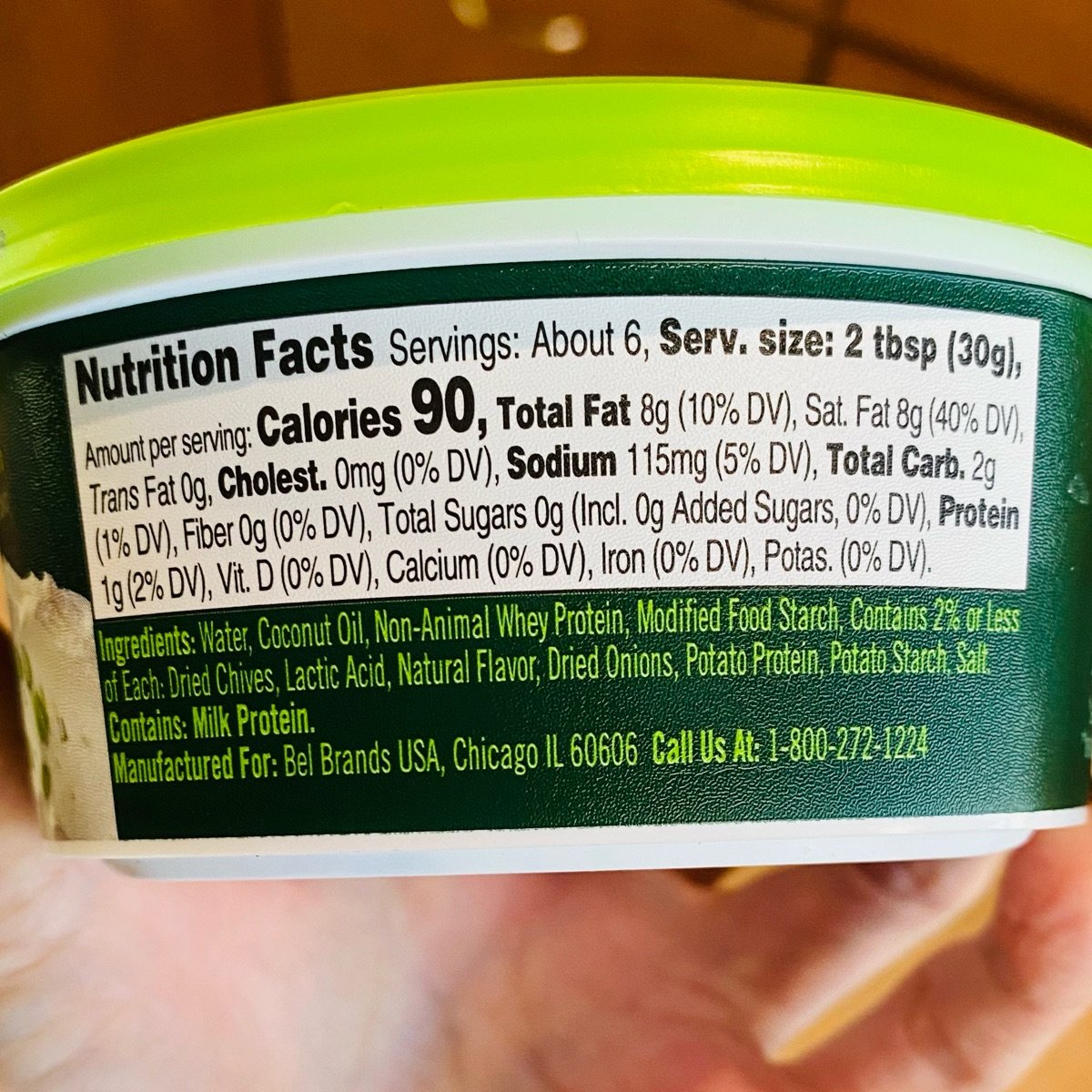 Nurishh Incredible Dairy Animal Free Cream Cheese Spread Alternative