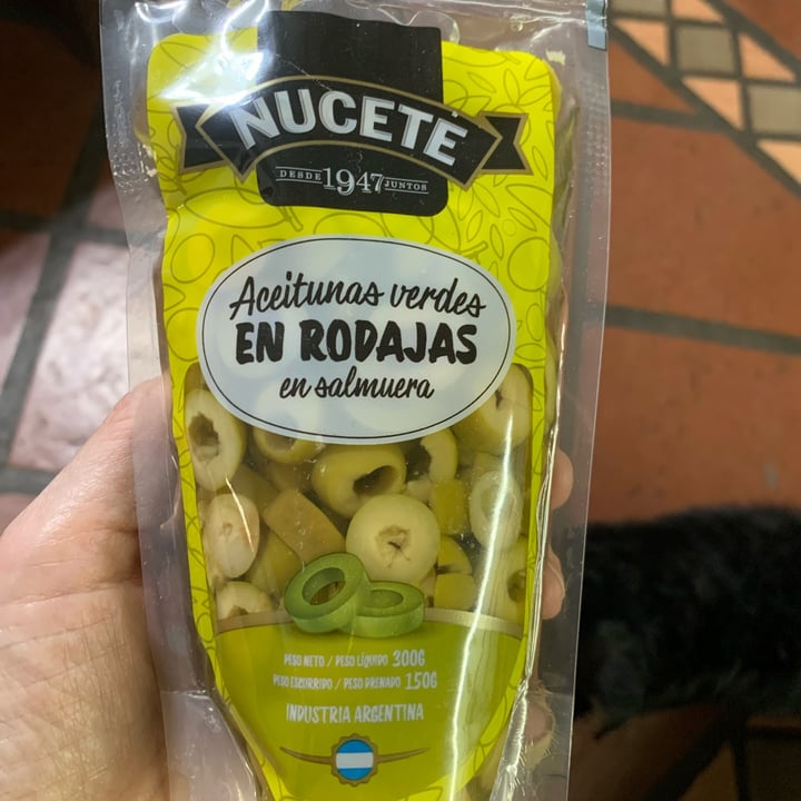 photo of Nucete Aceituna verdes en rodajas shared by @jacquelinechaves on  12 Oct 2023 - review