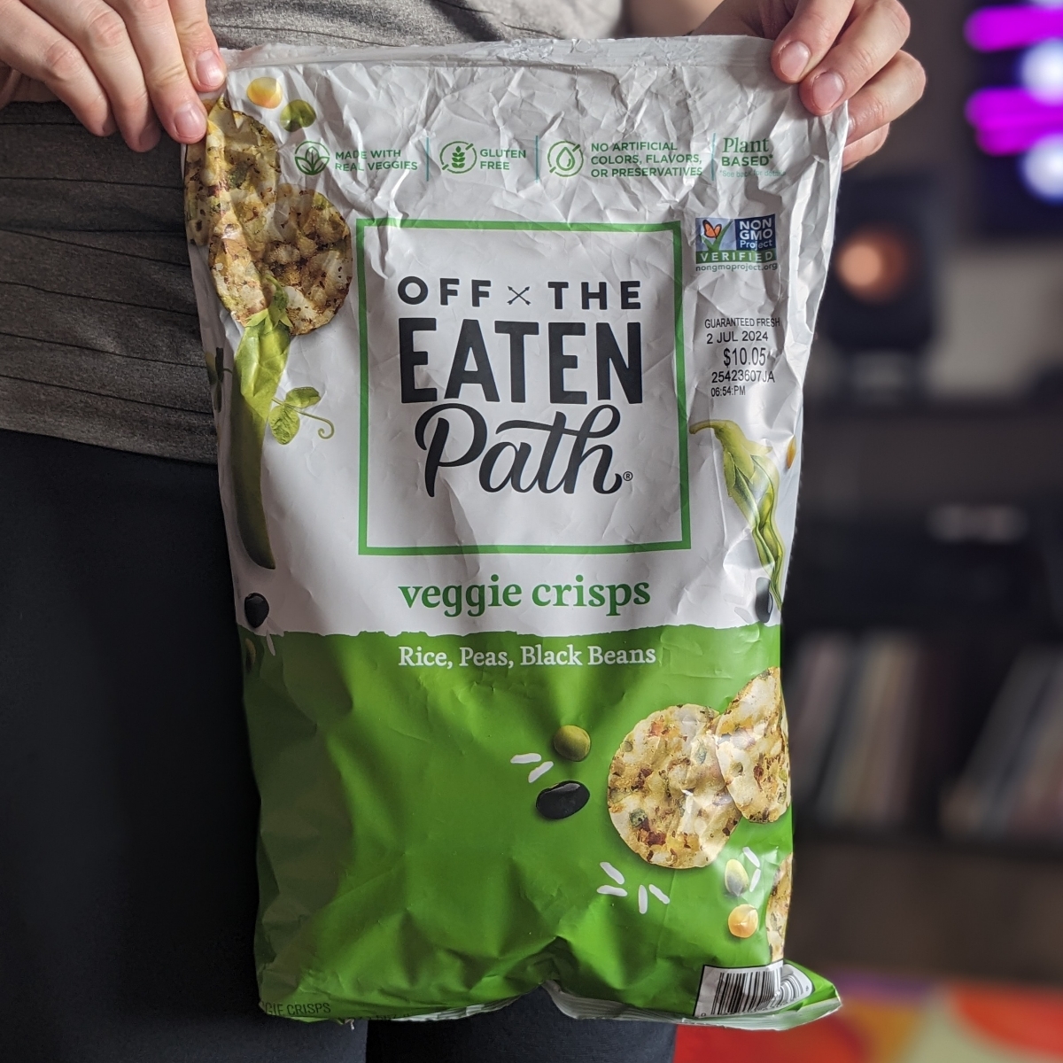 Off The Eaten Path Veggie Crisps (Rice, Peas, Black Beans) Reviews