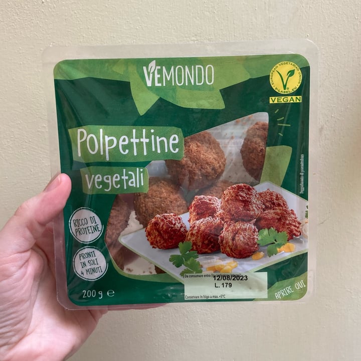 photo of Vemondo Polpettine vegetali shared by @ninaintheblue on  21 Aug 2023 - review