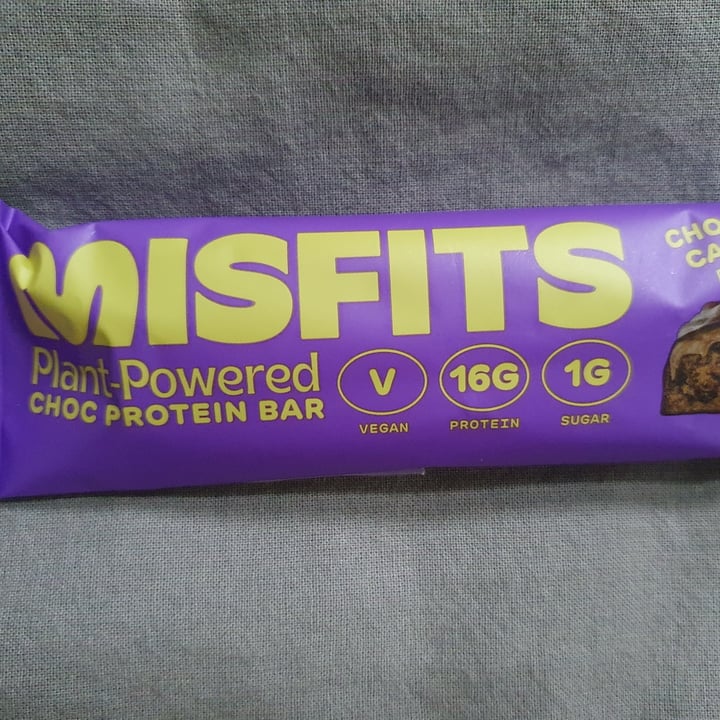 photo of Misfits Plant Powered Chocolate Caramel Protein Bar shared by @siddharthjayaprakash on  01 Jan 2024 - review