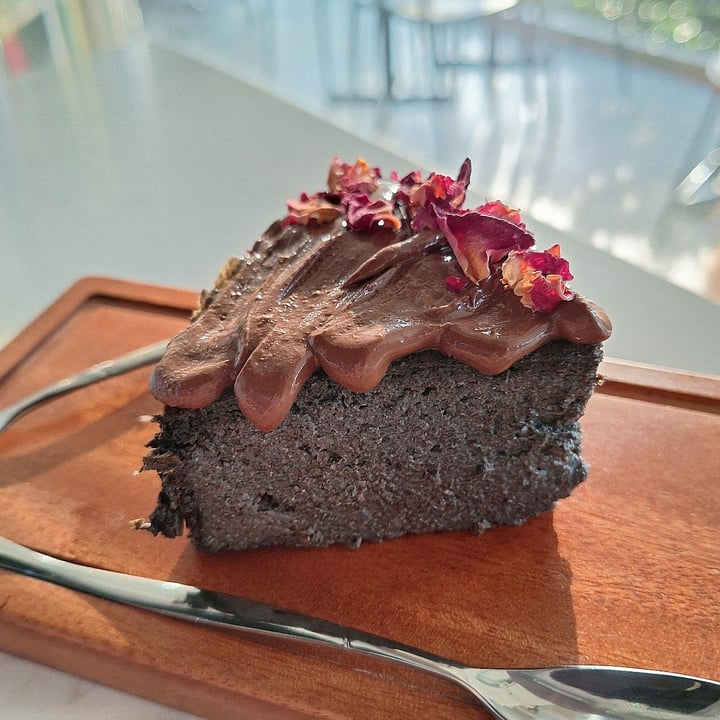 photo of The Plant Food Black Sesame Fudge Cake w/ Chocolate Frosting shared by @linfoodhunts on  20 Jul 2024 - review