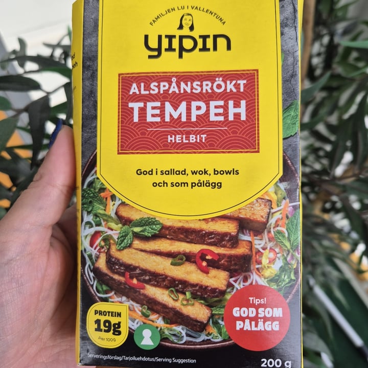 photo of Yi Pin alspånsrökt tempeh helbit shared by @enkelvegan on  07 Oct 2025 - review