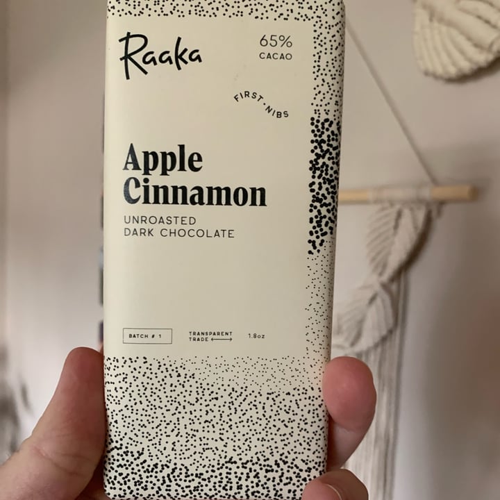 photo of Raaka Apple Cinnamon shared by @stargazer00742 on  17 Dec 2023 - review