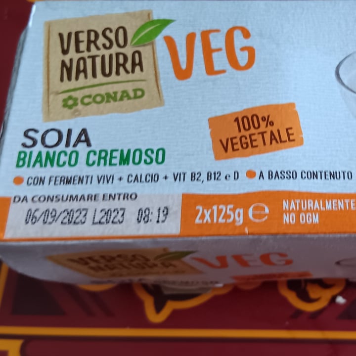 photo of Verso Natura Conad Veg yogurt soia bianco cremoso shared by @nicole91 on  27 Aug 2023 - review