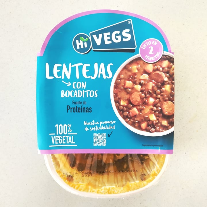 photo of Hi vegs Lentejas con bocaditos shared by @alicia41 on  22 Feb 2024 - review