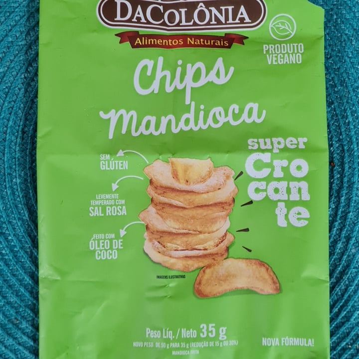 photo of DaColônia Chips Mandioca shared by @marthacalderaro on  01 Jun 2024 - review