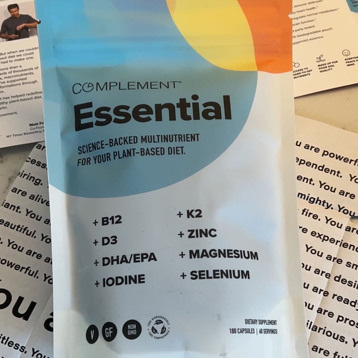 photo of Complement Complement Essential shared by @herbivoracious on  17 Oct 2023 - review