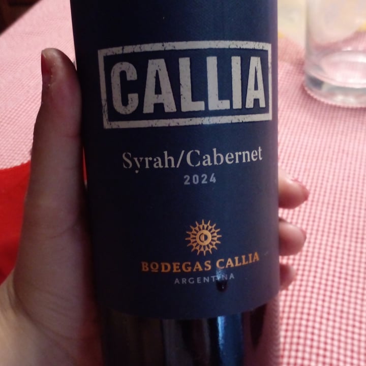 photo of Bodega Callia Vino Syrah Cabernet shared by @julijameson on  12 Jan 2025 - review