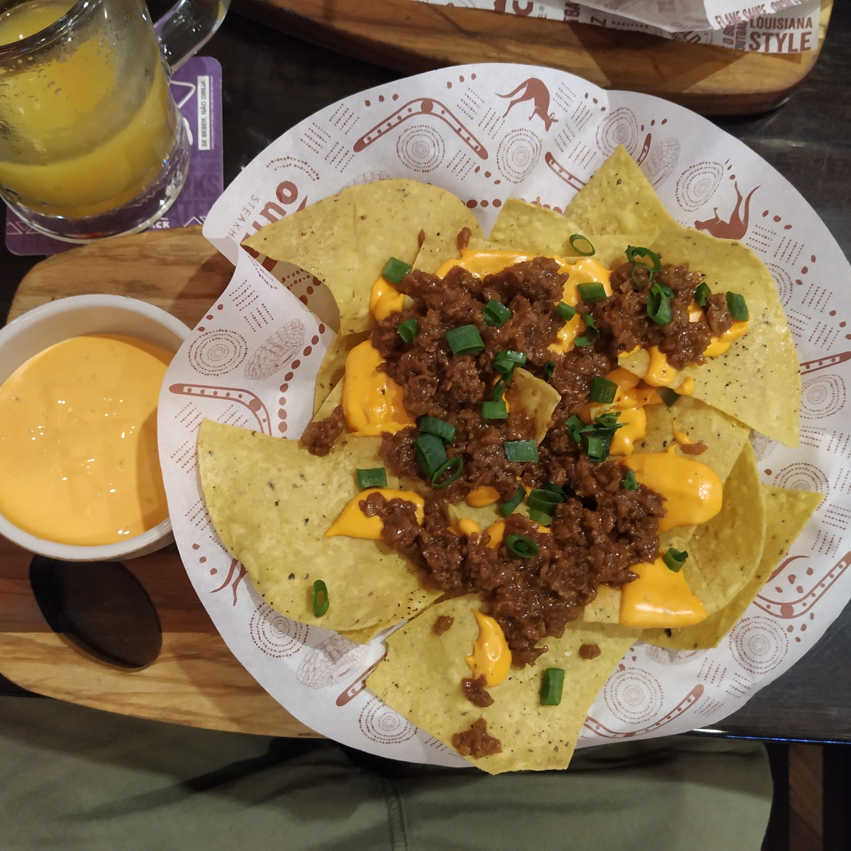 VEGGIE CRISPY NACHOS at Outback Conjunto Nacional - Review by @cassiot ...