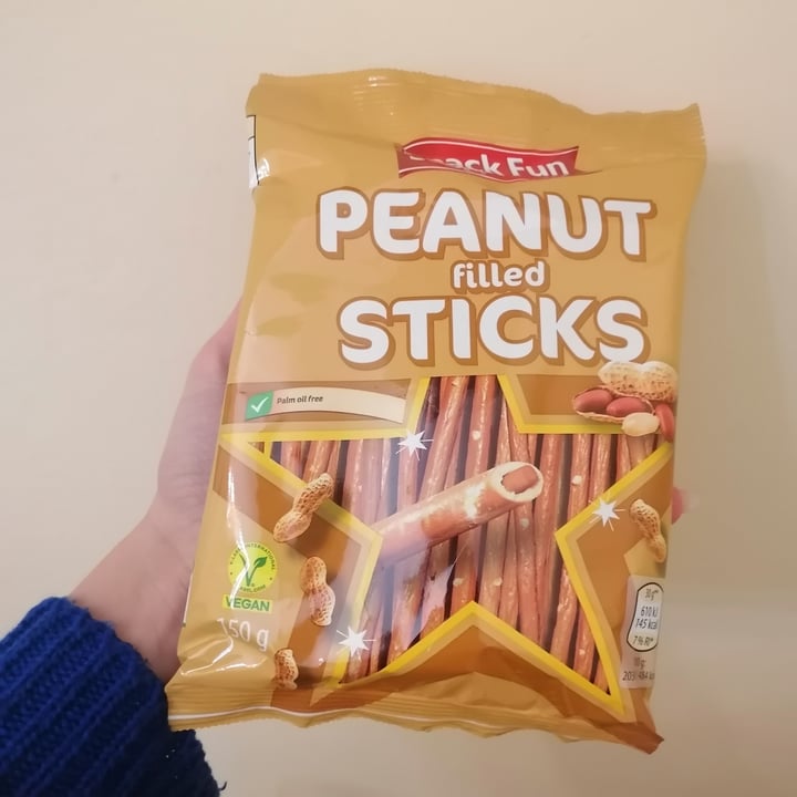 photo of Snack Fun peanut filled sticks shared by @asiagaleotti on  17 Jan 2024 - review