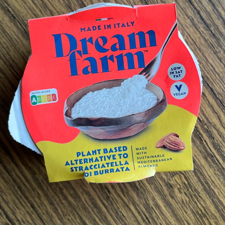 photo of Dream Farm Plant Based Alternative to Stracciatella di Burrata shared by @alessiatal on  31 May 2025 - review