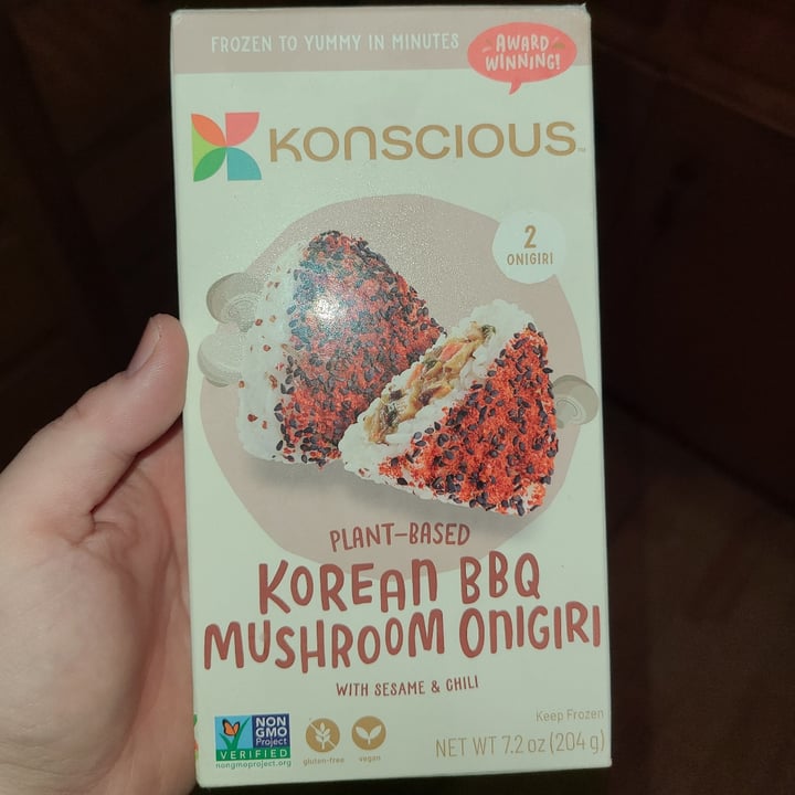 photo of Konscious Plant-Based Korean BBQ Mushroom Onigiri shared by @sofihuasteca on  21 Oct 2023 - review