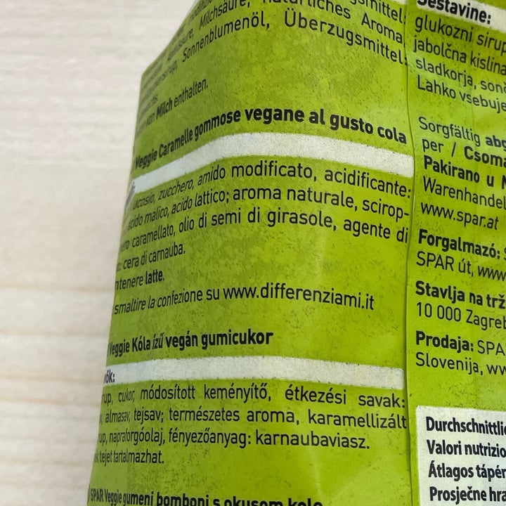 photo of Spar Veggie vegane cola flascherl shared by @piccolavalery on  16 Sep 2023 - review