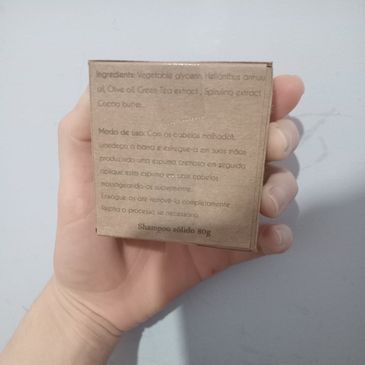photo of Nu cosmética Shampoo sólido de chá verde e spirulina orgânico e vegano – Gramado shared by @primagopa on  05 Dec 2024 - review