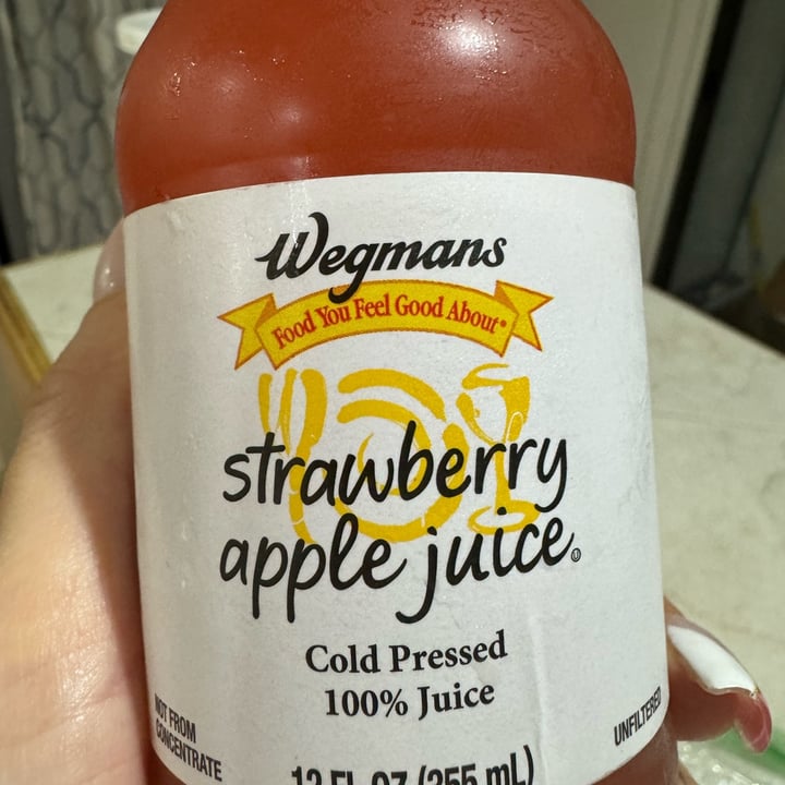 photo of Wegmans Strawberry Apple Juice shared by @clarec36 on  02 Oct 2024 - review