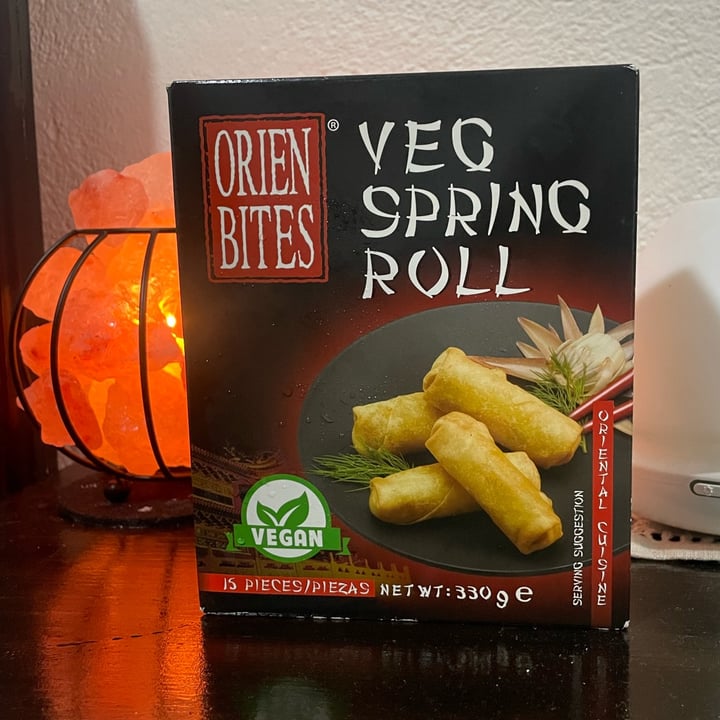 photo of Orien bites Veg Spring Roll shared by @andreaarrieta on  25 Dec 2023 - review