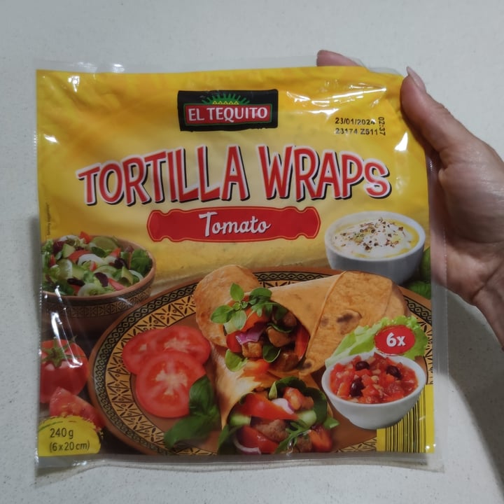 photo of El Tequito Tortilla wrap tomate shared by @angelarusso on  04 Sep 2023 - review