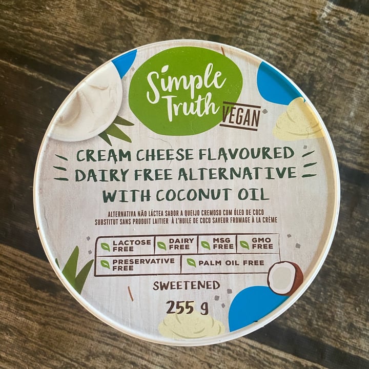photo of Simple Truth Dairy Free Cream Cheese Style Spread shared by @katjaszabo on  10 Apr 2025 - review