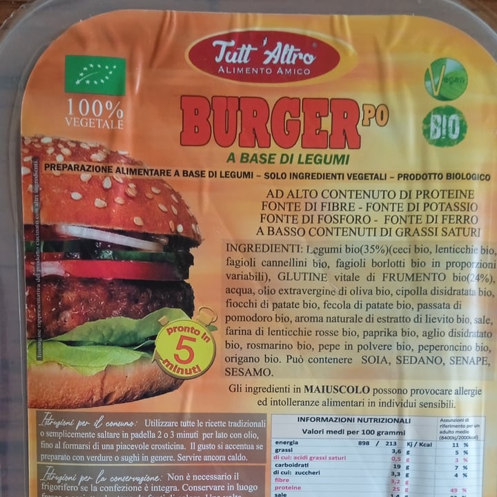 photo of Tutt'altro Burger shared by @snakegdg on  05 Nov 2023 - review
