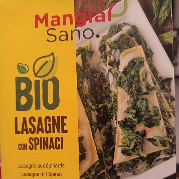 photo of Mangiar Sano bio lasagne con spinaci shared by @irewillard on  17 Apr 2025 - review