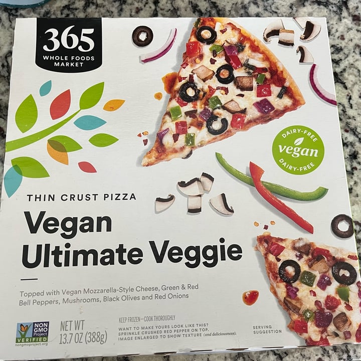 photo of 365 Whole Foods Market Vegan Ultimate Veggie Pizza shared by @ivastoykova on  27 Dec 2023 - review