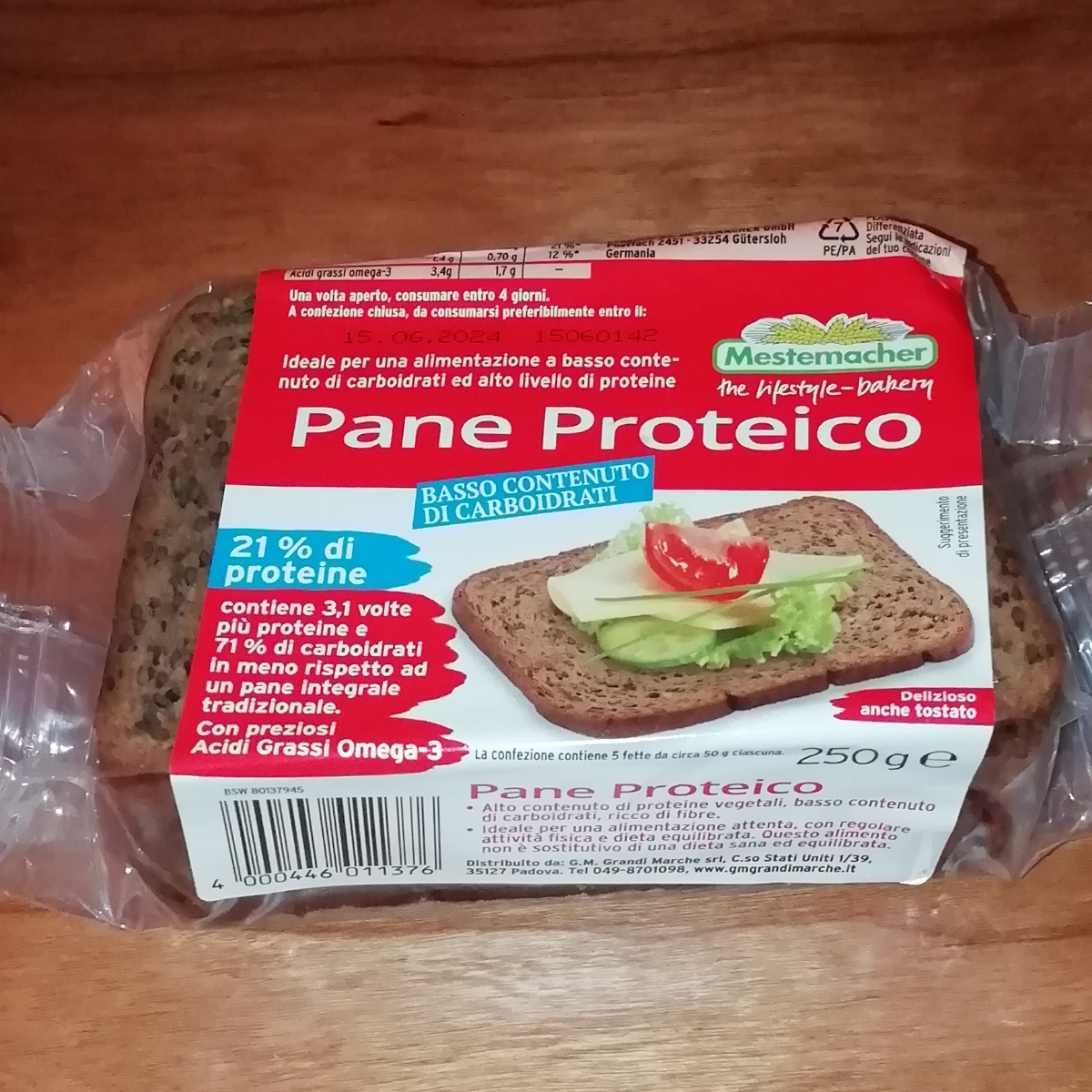 PANE PROTEICO DA TOAST