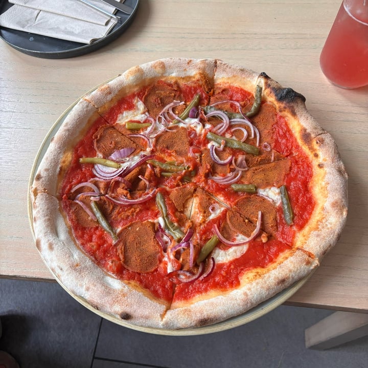 photo of Chutnej - Vegan Bistro Pizza Salami shared by @erikah on  14 Apr 2024 - review
