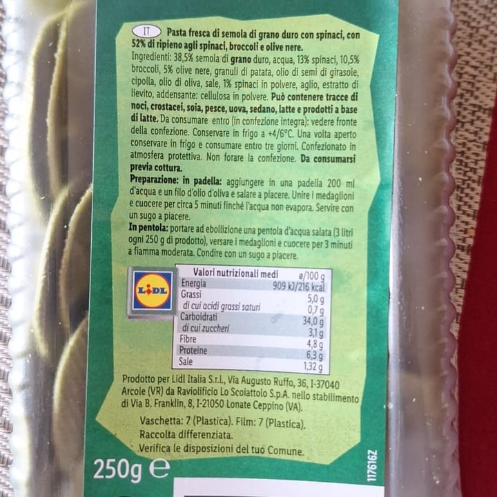 photo of Vemondo Medaglioni Agli Spinaci, Broccoli E Olive shared by @clairenrouge on  24 Jun 2024 - review