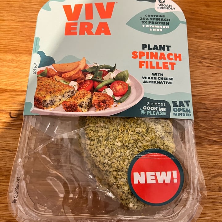 photo of Vivera Spinach Fillet shared by @hypnicol on  23 Mar 2024 - review