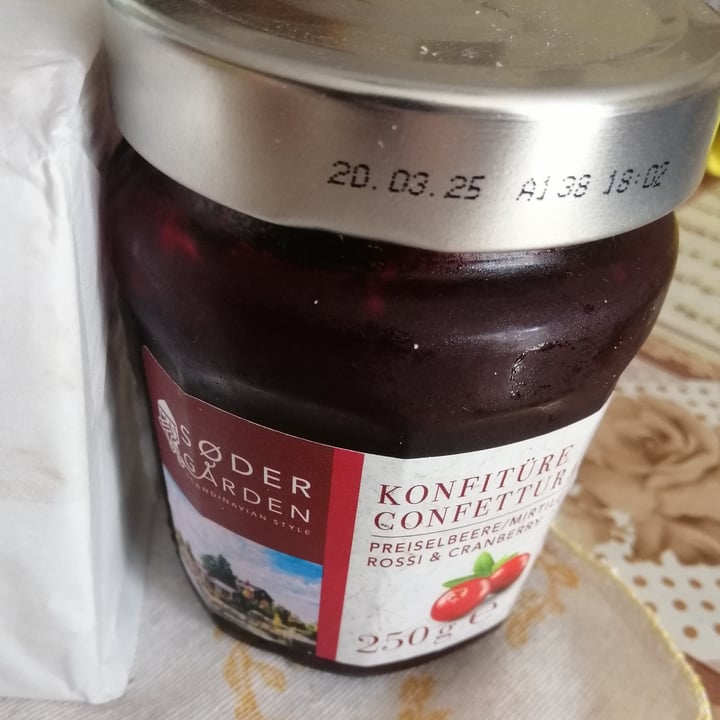 photo of Søder garden Marmellata Cranberry E Mirtilli Rossi shared by @silentgirl94 on  18 May 2024 - review