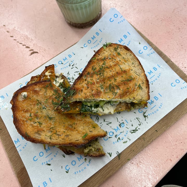 photo of Combi Byron Bay vegan toasted sandwich shared by @opheliajoy on  24 Feb 2024 - review