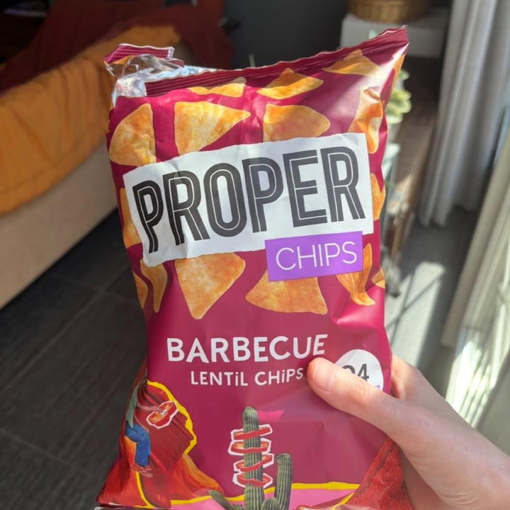 photo of Proper Chips Barbecue Lentil Chips shared by @nikivisser on  16 May 2025 - review