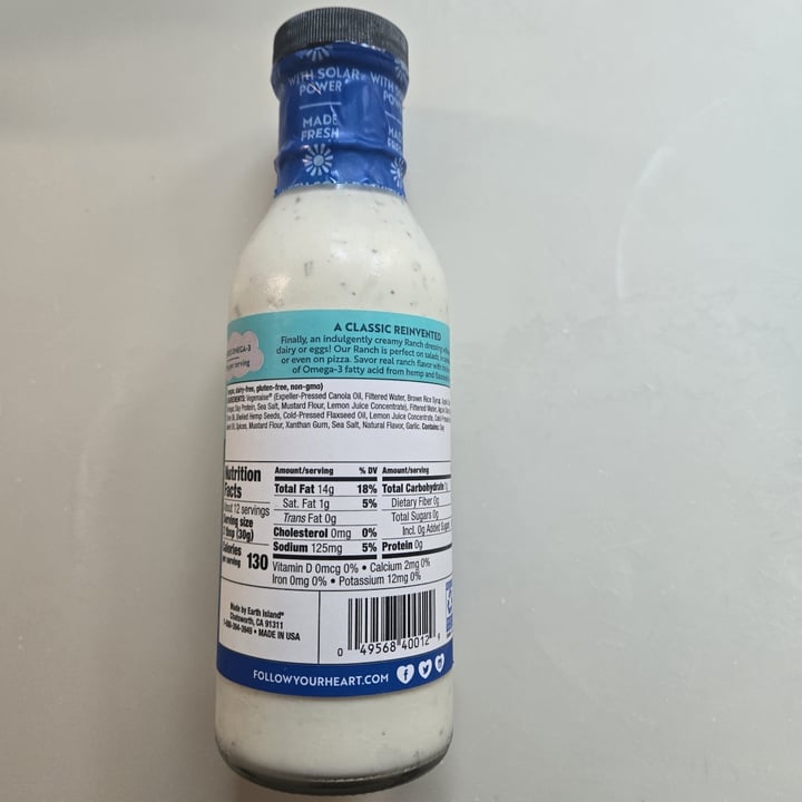 photo of Follow Your Heart High Omega Vegan Ranch shared by @teknevra on  21 Jul 2024 - review