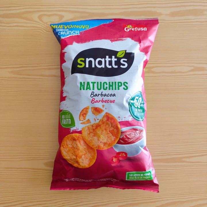 photo of snatt’s NatuChips Salsa Barbacoa shared by @rominaguch on  28 Sep 2024 - review