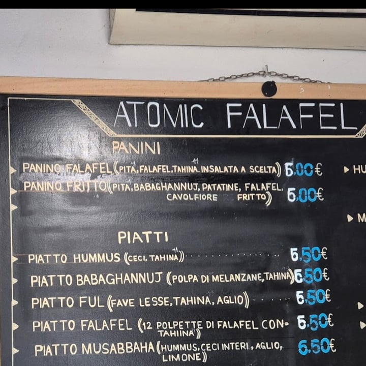photo of Atomic Falafel Panino Pita Fritto shared by @animalsright on  05 Oct 2025 - review