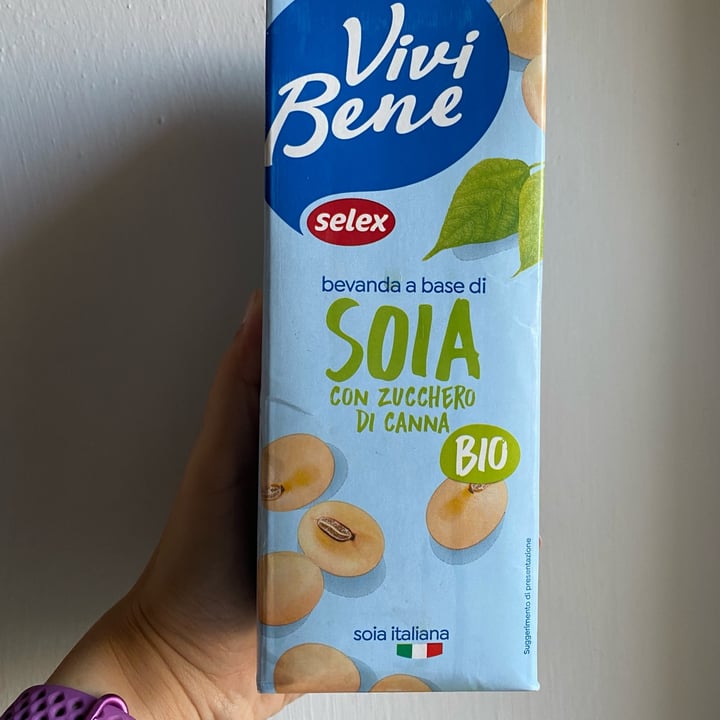 photo of Vivi bene selex bevanda di soia con zucchero di canna (bio) shared by @aleglass on  11 Feb 2024 - review