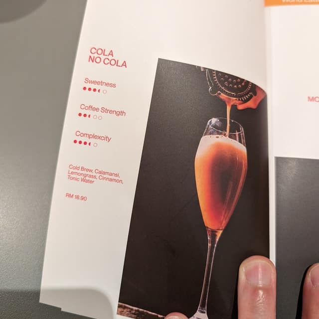 Cola No Cola at 103 Coffee, Kuala Lumpur - Vegan Dish Reviews & Ratings ...