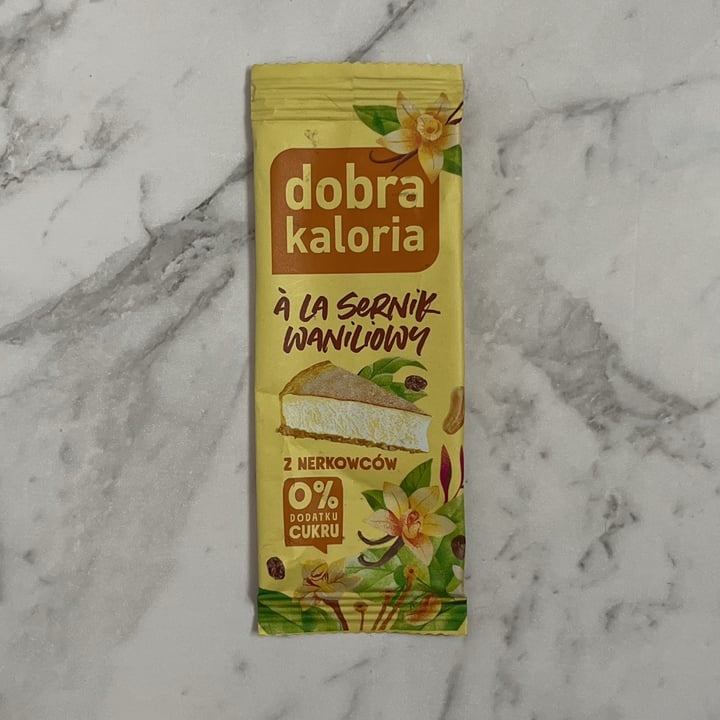 photo of Dobra Kaloria baton à la sernik waniliowy shared by @zolia on  01 Sep 2024 - review