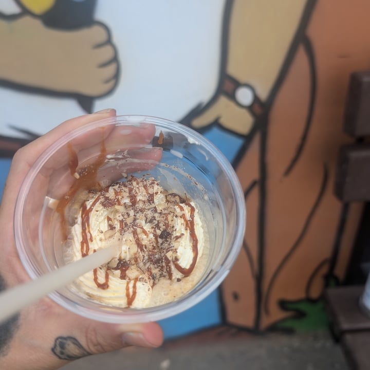 photo of vegan ice cream & coffee carmel slated milkshake shared by @conjuringwanderlust on  19 Jun 2024 - review