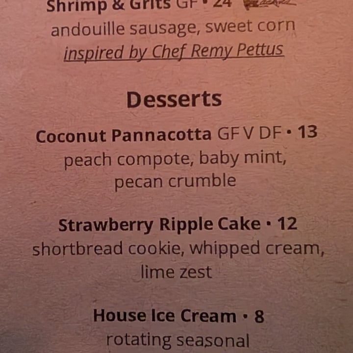 photo of Dakota Jazz Club & Restaurant Coconut Pannacotta shared by @iszy on  29 Sep 2025 - review