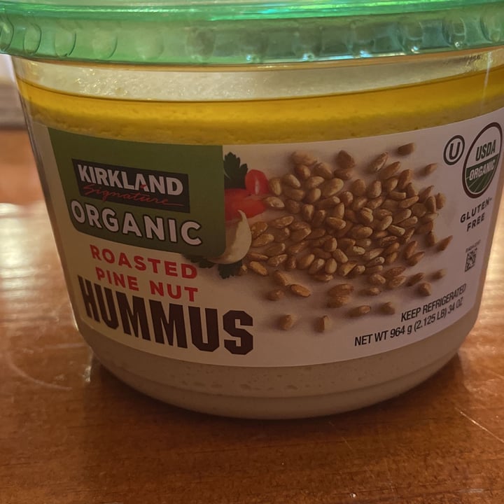 photo of Kirkland Roasted pine nut hummus shared by @uncleiroh45 on  11 Nov 2023 - review