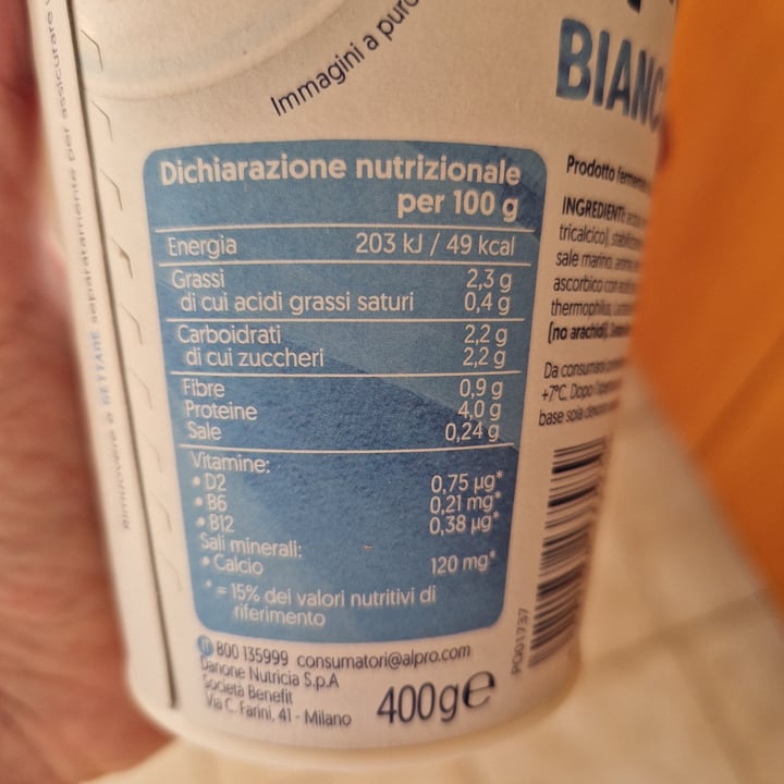 photo of Alpro alpro bianco shared by @erika100 on  23 Jul 2025 - review
