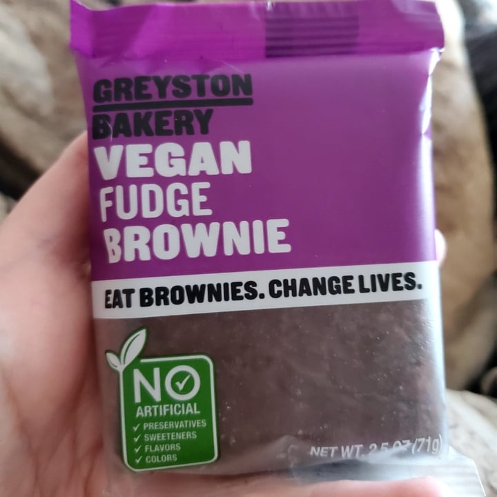 photo of Greyston Bakery Vegan Fudge Brownie shared by @whatacuriousnotion on  16 Apr 2024 - review