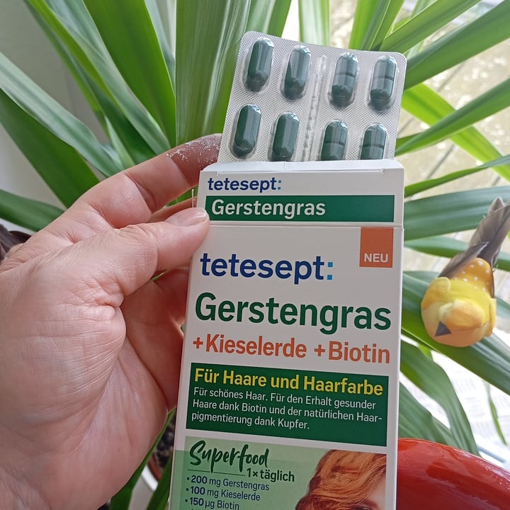 photo of Tetesept Gerstengras + Kieselerde + Biotin shared by @gwenda on  10 Aug 2025 - review