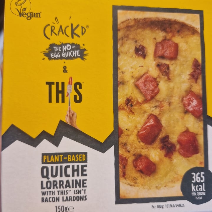 photo of Crackd Cracked quiche Lorraine shared by @georgi-b on  03 Sep 2023 - review