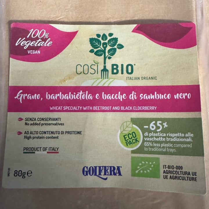 photo of Così Bio Petali - grano, barbabietola e bacche di sambuco nero shared by @caringseagull99 on  11 Feb 2025 - review