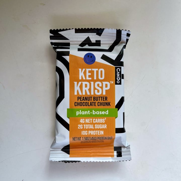 photo of Cando Keto Krisp Peanut Butter Chocolate Chunk shared by @kyu on  18 Sep 2023 - review