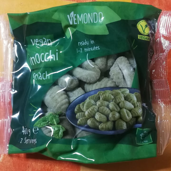 photo of Vemondo vegan gnocchi spinach shared by @markmv75 on  08 Jan 2024 - review
